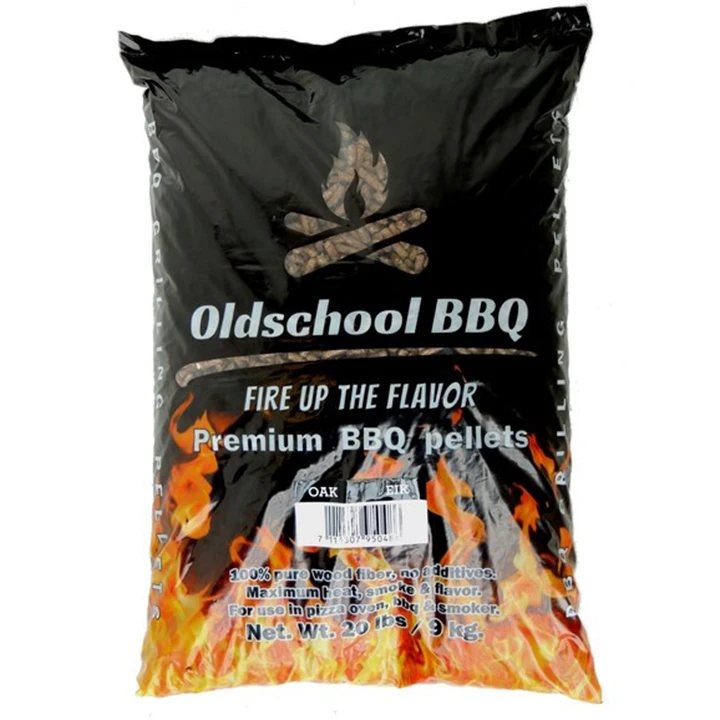 Oldschool BBQ Eiken Pellets 9 Kg 1 Oldschool BBQ Eiken Pellets 9 Kg